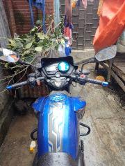 TVS Apache RTR 150 Matt Blue